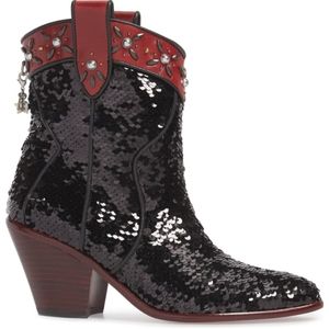 Coach Sequins Cowboy Boots